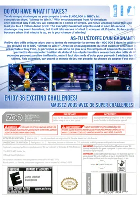 Minute to Win It box cover back